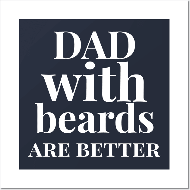 dad with beards Wall Art by Design stars 5